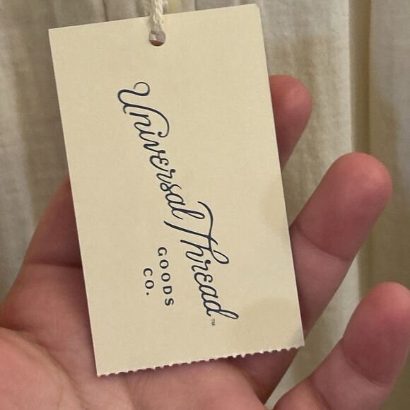 NWT Universal Threads Belted Long Sleeve Maxi Dress White Sand Size 2XL - Picture 6 of 16